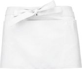 Schort/Tuniek/Werkblouse Unisex One Size Kariban White 65% Polyester, 35% Katoen