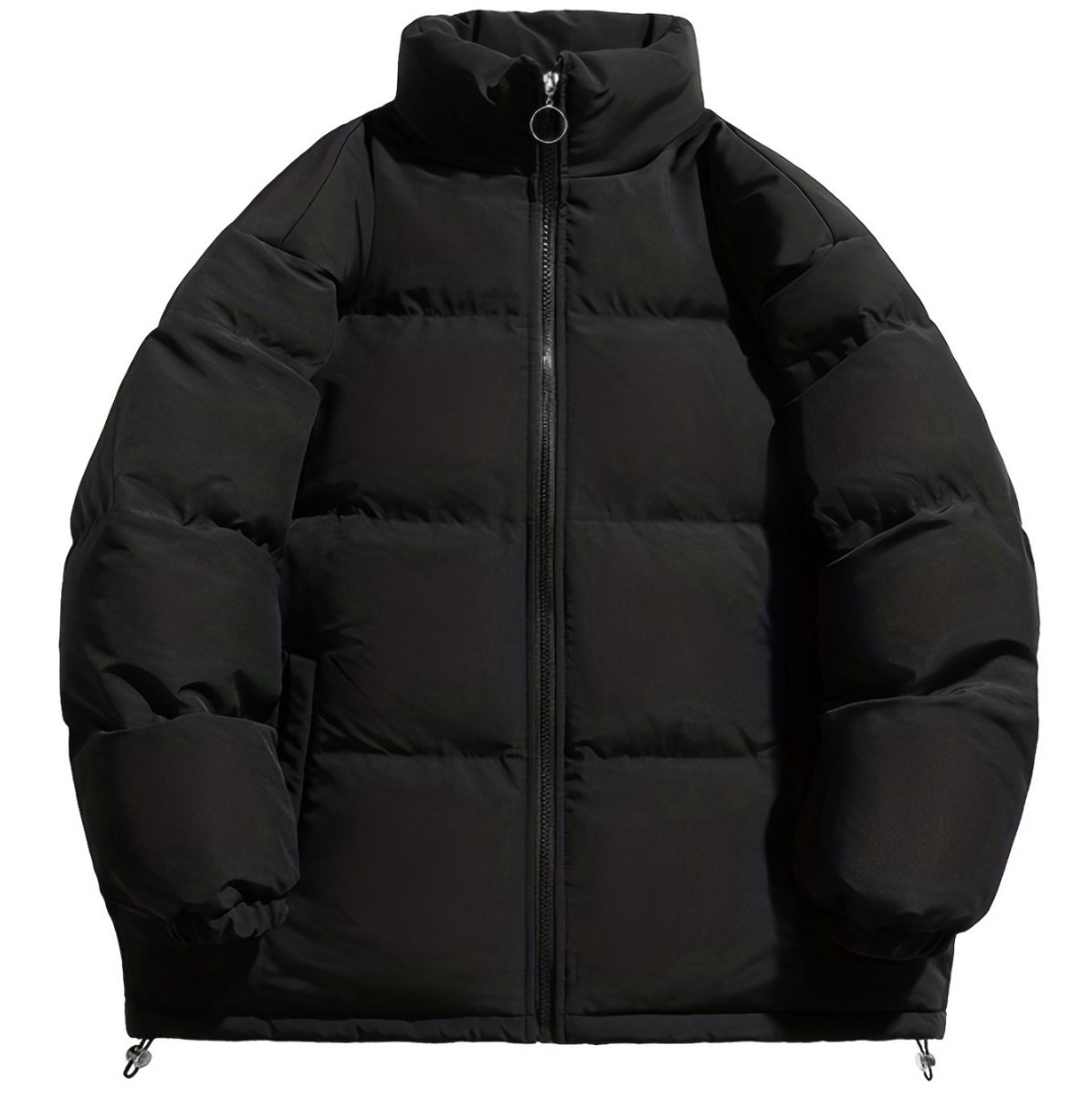 Livano Winterjas Voor Dames Faux Fur Bontkraag Parka Jas Winter Volwassen Zwart