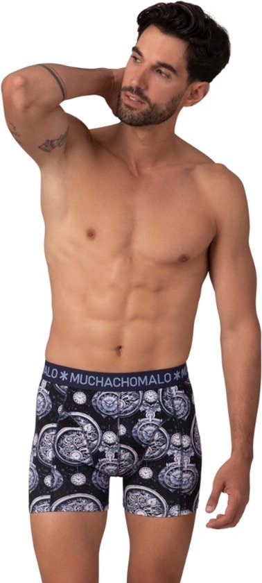 Muchachomalo Heren Boxershorts - 12 Pack - Maat L - 95% Katoen - Mannen Onderbroeken - Muchachomalo