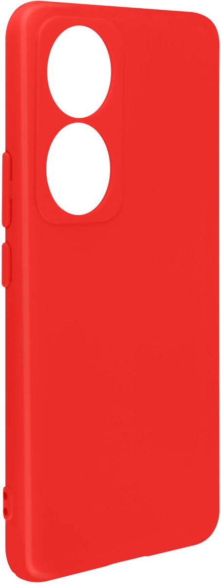 Avizar Hoes Geschikt voor Honor 90 Halfstijf met Soft Touch afwerking, Rood