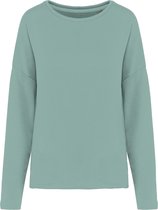 Sweatshirt Dames L/XL Kariban Ronde hals Lange mouw Sage 87% Katoen, 9% Polyester, 4% Viscose