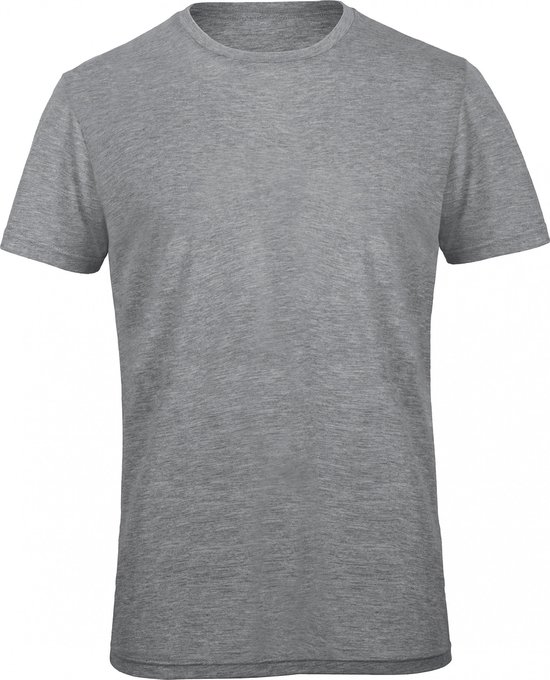 T-shirt Heren B&C Ronde hals Korte mouw 50% Polyester, 25% Katoen, 25% Viscose