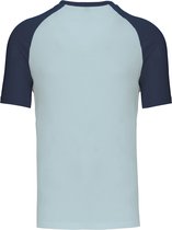 SportT-shirt Heren M Kariban Ronde hals Korte mouw Ice Blue / Denim 100% Katoen