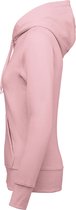 Sweatshirt Dames XL Kariban Lange mouw Pale Pink 85% Katoen, 15% Polyester