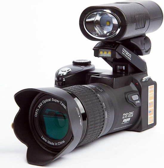 Polo Sharpshots D7200 Compactcamera - Zwart - 24 X Zoom - FHD 