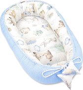 Baby Cocoon Bumper Reiswieg 100% katoen Anti-allergisch - babynestje \ Warm nest baby 90 x 50 cm