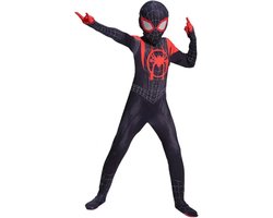 foto van Superheldendroom - Spider-Man Miles Morales - 122 (6/7 Jaar) - Verkleedkleding - Superheldenpak