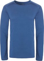 NOMAD® Pure Merino Longsleeve Heren | Blauw | XL | Lange Mouw Thermoshirt | 100% Merinowol