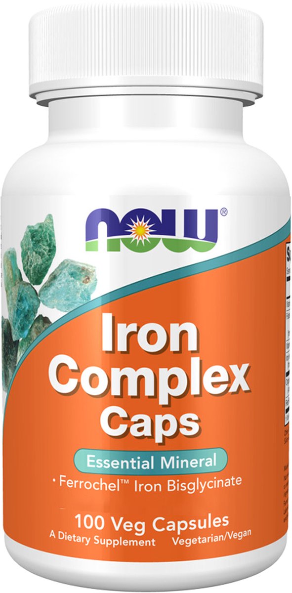 Iron Complex Caps 100v-caps - Now Foods