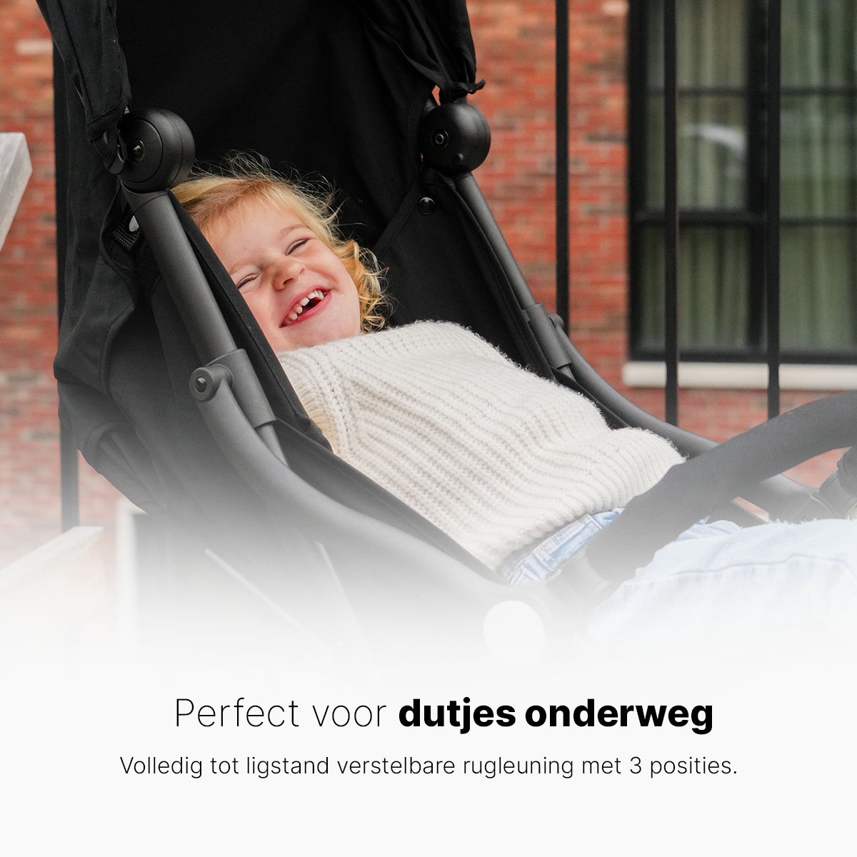 Hamilton by Yoop S1 Plus Buggy - MagicFold - Tot 22 kg - Compacte Wandelwagen - Inklapbare Plooibuggy - Reisbuggy - Zwart – foto 4