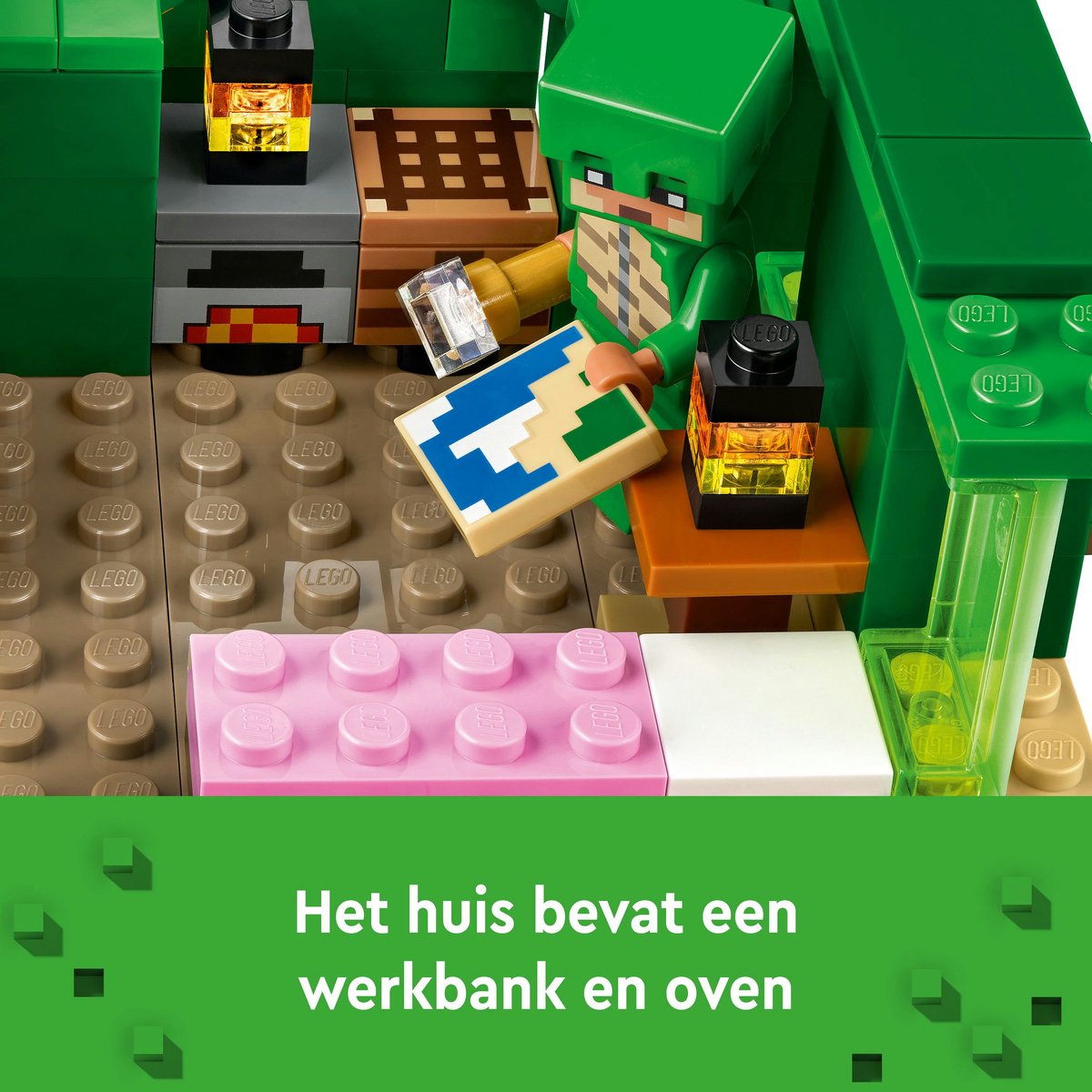 LEGO Minecraft Het schildpadstrandhuis Dieren Speelgoed voor Kinderen vanaf 8 jaar 21254 — afbeelding 21