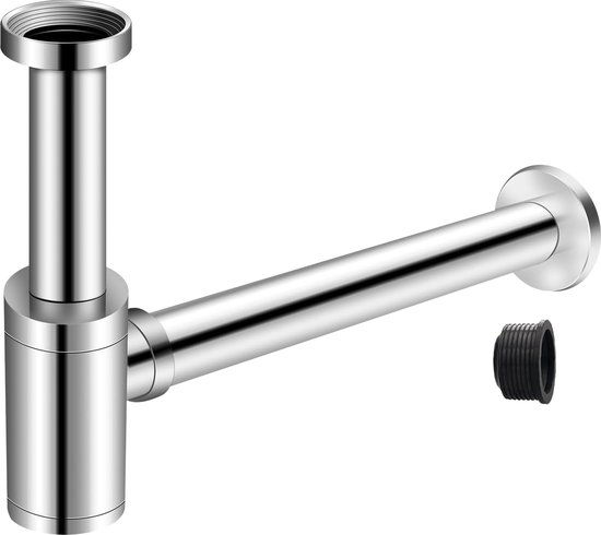 GAMMA | GAMMA buissifon muuruitlaat met rozet chroom 5/4 x 32 mm kopen