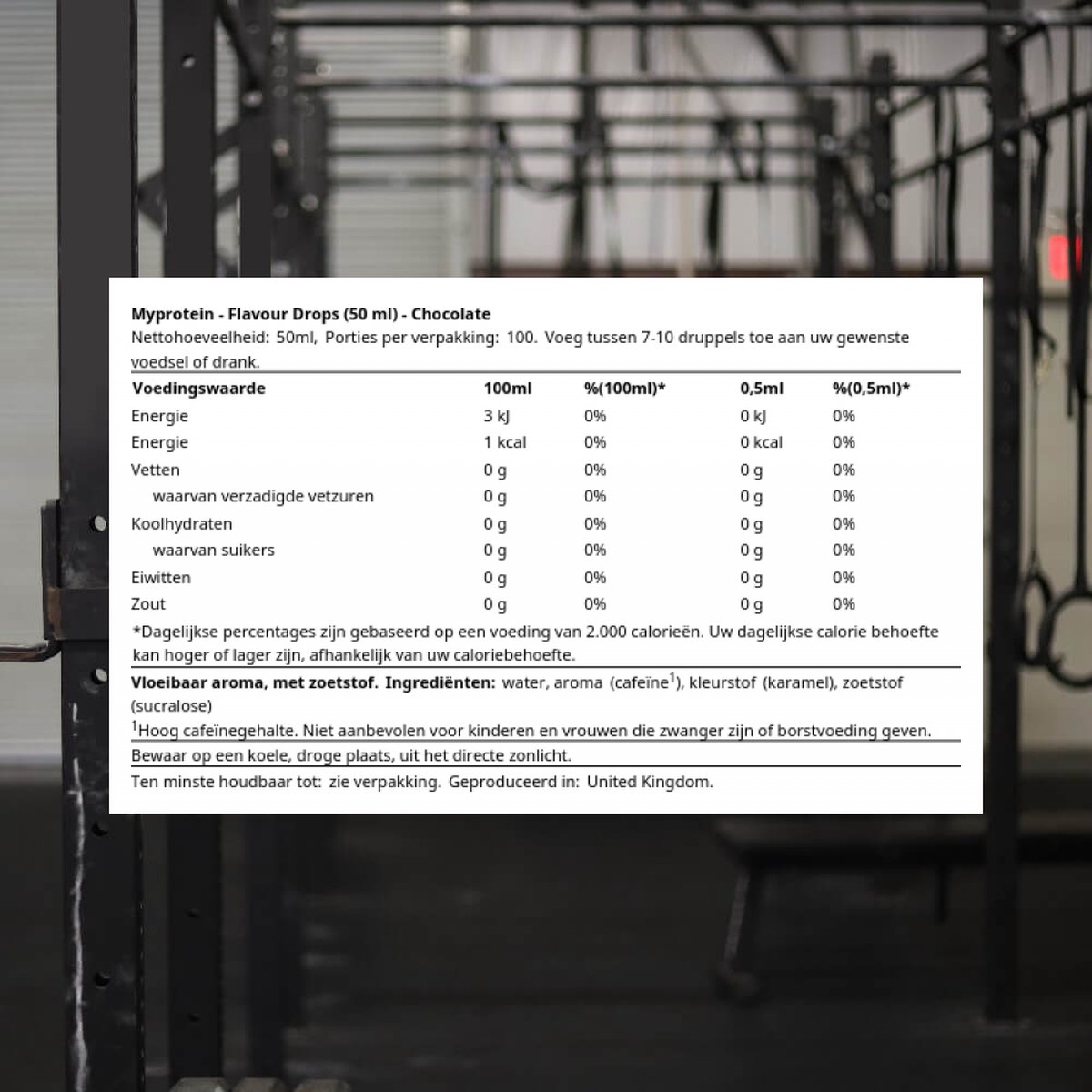 MyProtein Flavour Drops 50ml