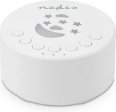 Nedis White Noise Machine - 18 Sound Options - 1 W - Maximale batterijduur: 18 uur - Dimbaar Licht - Tijdschakelaar - Wit