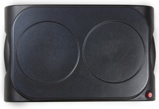 DOMO DO8715P - Dubbele Crêpemaker - Ø 18cm - Zwart — afbeelding 3