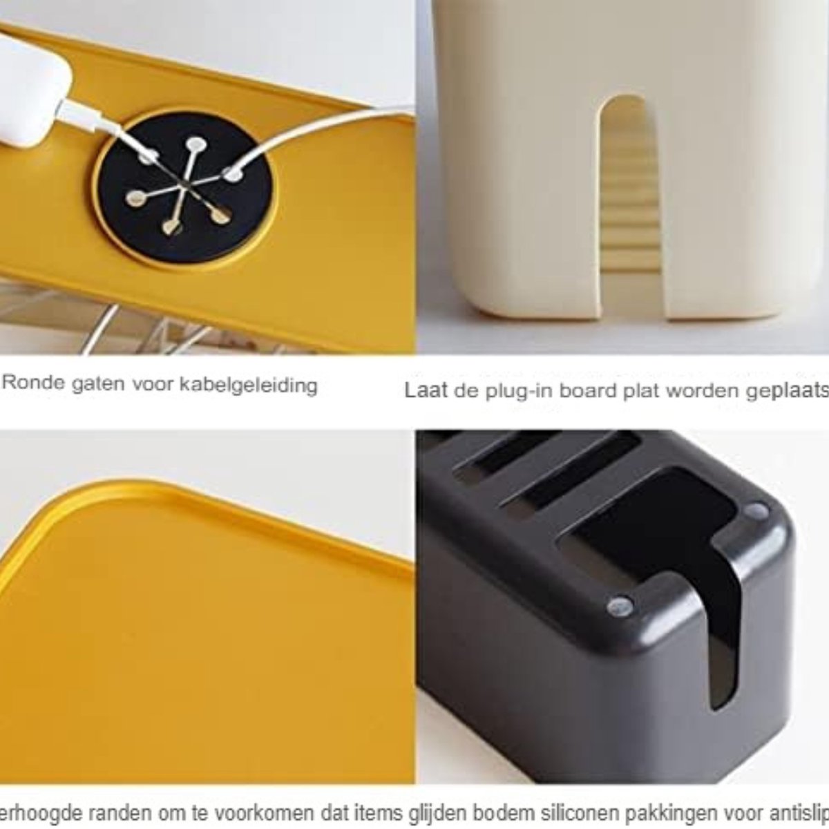 Sorandy Grote Capaciteit Stekkerdoos Stopcontact Kabel Opbergdoos