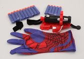 Polaria – Spider-man Webshooter – Web shooter – Web shooter – Spiderman – Incl. 15 Fléchettes – Lanceur – Gant – Sangle de fixation – Durable – Tendance sur tiktok – Tiktok m'a fait l'acheter