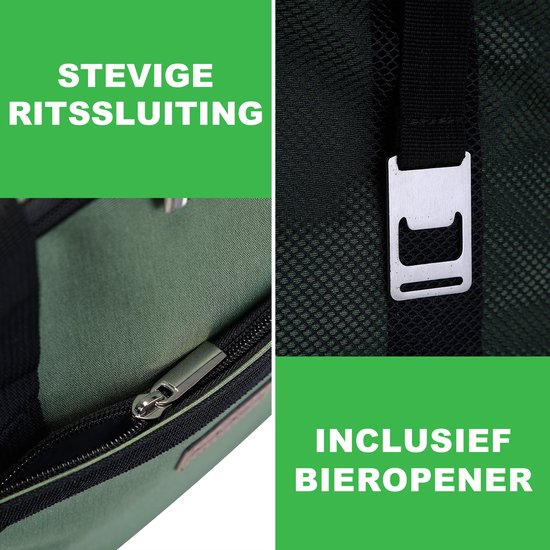 Sac isotherme Packaway à 4 couches - Sac à lunch 30 litres - Vert
