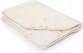 Deken 100% Wol - Dubbelzijdig - Puur Australische Merino & Kameel Blend CORA – Ecru Beige Premium Wollen Deken OnceDoce® 2 x 450 g/m² - Warm Ademend Zacht – Woolmark ® Keurmerk - Wasbaar – 140x200cm