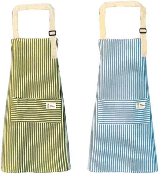 IDEAPRON Keukenschorten voor vrouwen, set van 2 bloemenschorten voor koken, bakken, tuinieren, vintage roos chef-kok bakkers schort - schattige verjaardag housewarming Moederdag schort cadeau voor