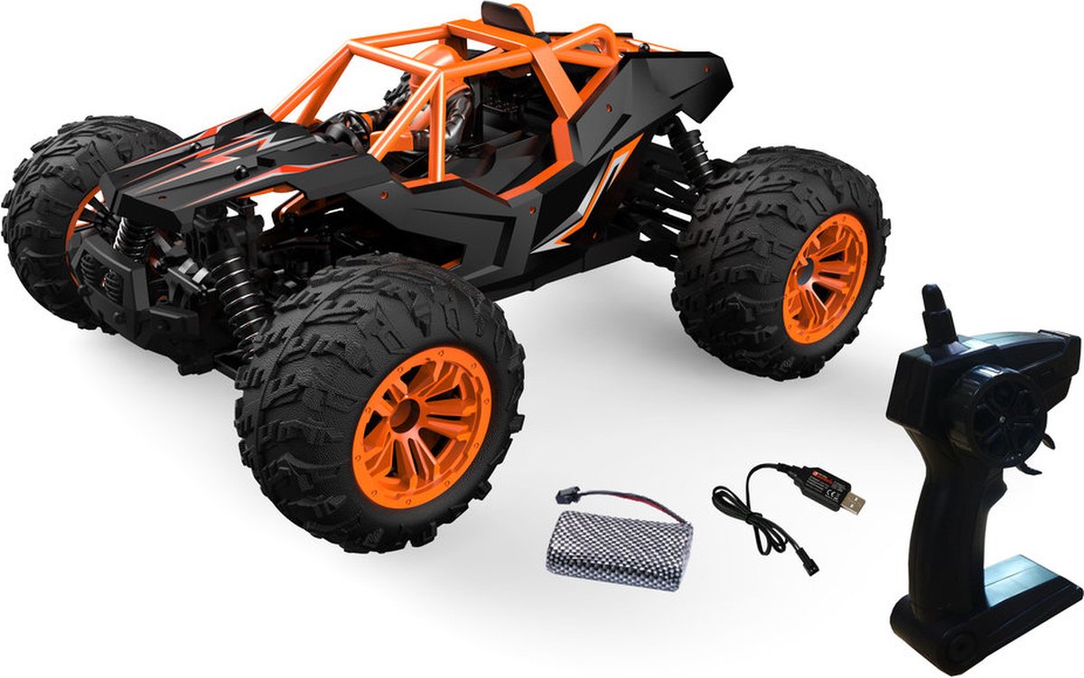 DF-Fun-Racer 1:14 - 4WD, oranje Ready to Run (RTR)