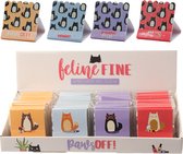 Nagelvijlenboekje Feline Fine - Kat - boekje met 6 mini vijltjes