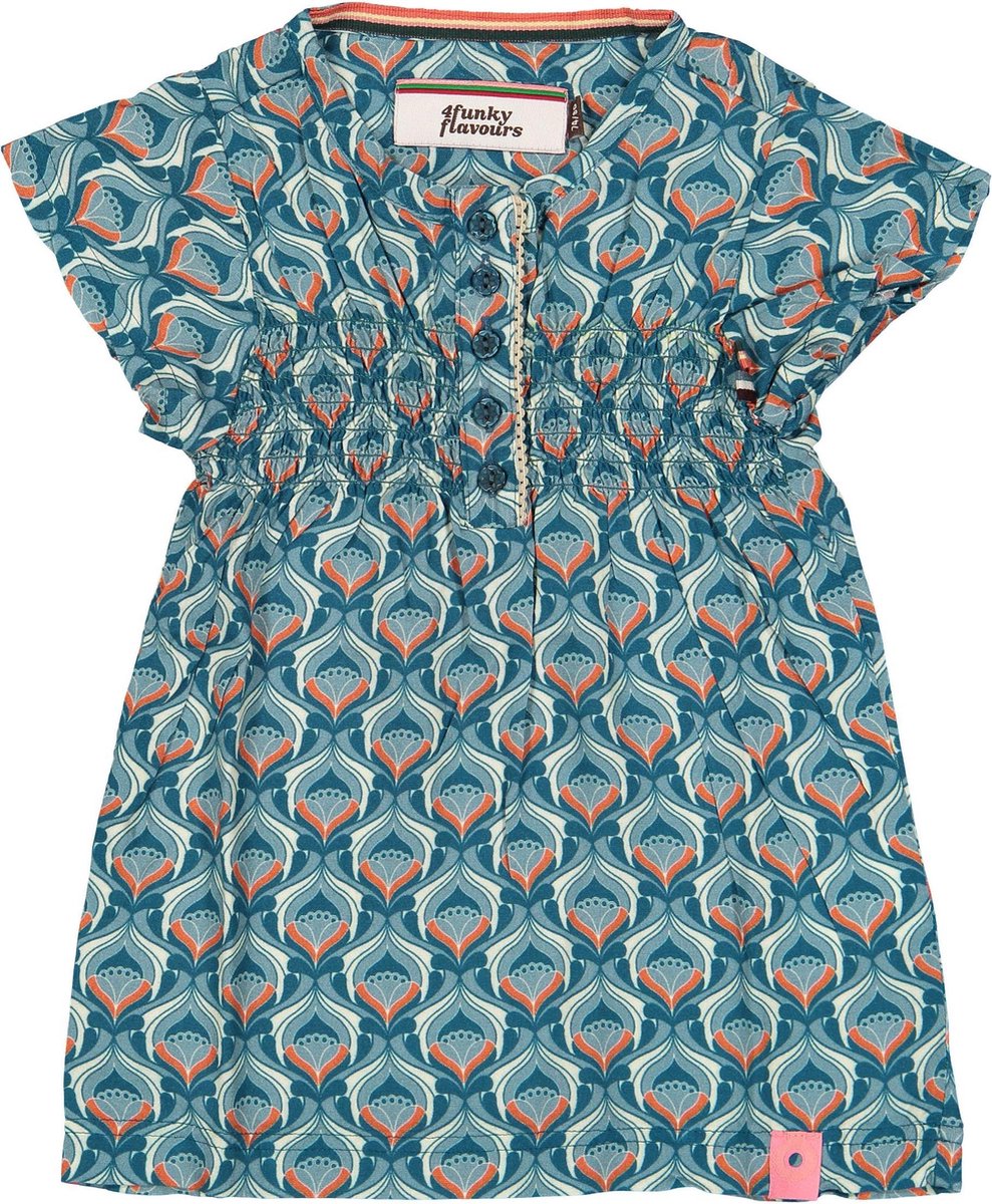 4funkyflavours Meisjes Jurk - Multi - Maat 62-68