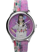 Timex The Met X Klimt TW2W24900 Horloge - Leer - Multi - Ø 40 mm