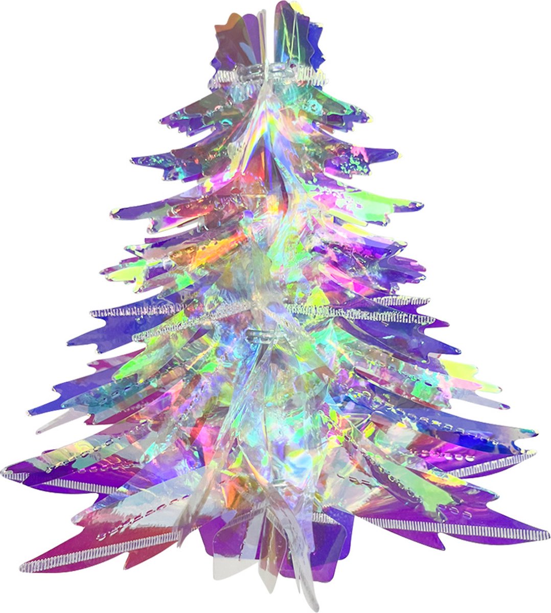 Kerstversiering Kerstdecoratie Kerst Slinger Vlaggenlijn Guirlande Kerst Versiering Kerst Decoratie Ster Slingers Glinster - 20 Cm