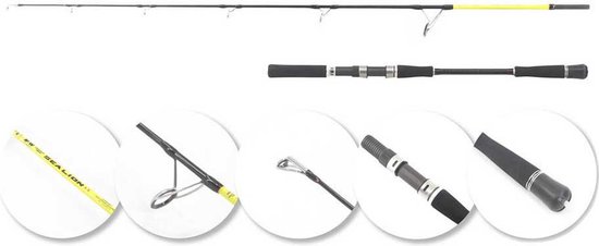 M&w International Sea Lion S-ss Jigging Hengel Zwart 1.80 m / 80-200 g van mw — afbeelding 5