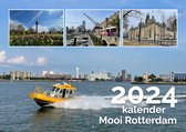 Kalender Mooi Rotterdam - Maandkalender 2024 - 12 foto's op A4-formaat - wandkalender met weeknummers