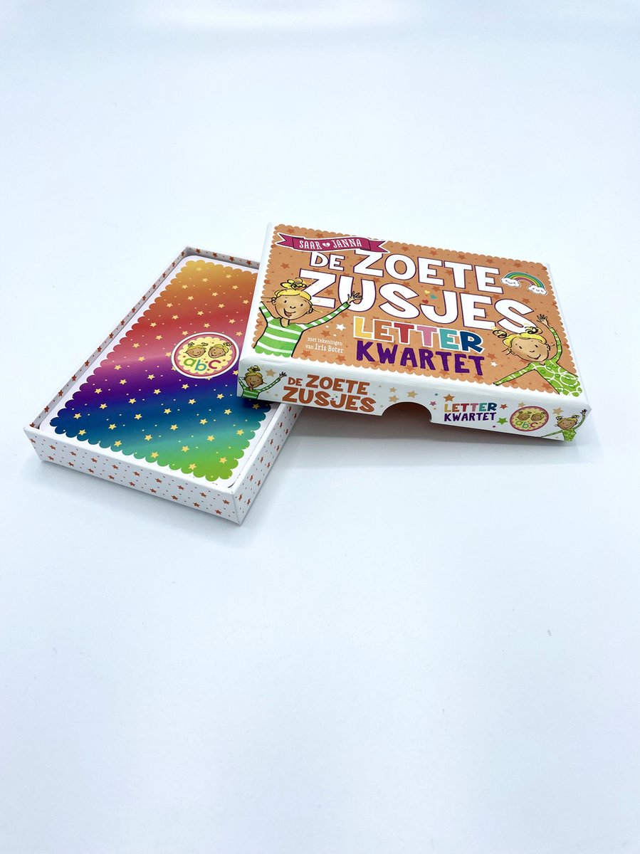 De Zoete Zusjes Letterkwartet - Kwartetspel van Hanneke de Zoete — afbeelding 5
