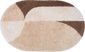Badmat Bowie - Beige Ovale 60 x 100 cm