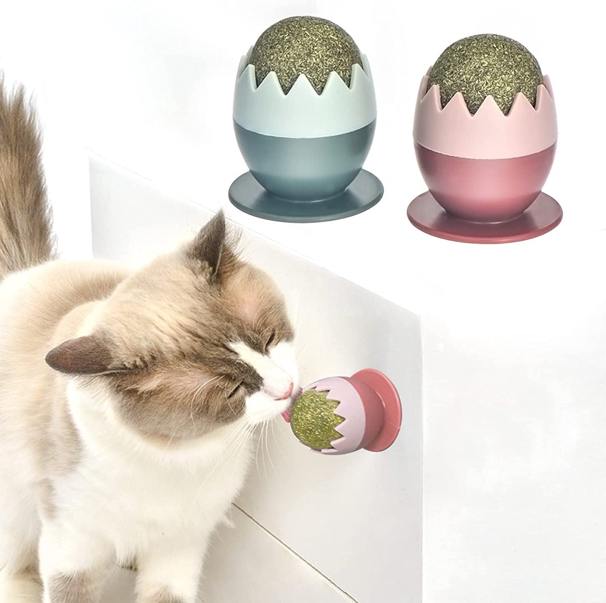 Jouets de Boule d'herbe à Chat, 4 Pièces Comestibles Cataire de Chat  Jouets, pour Chats