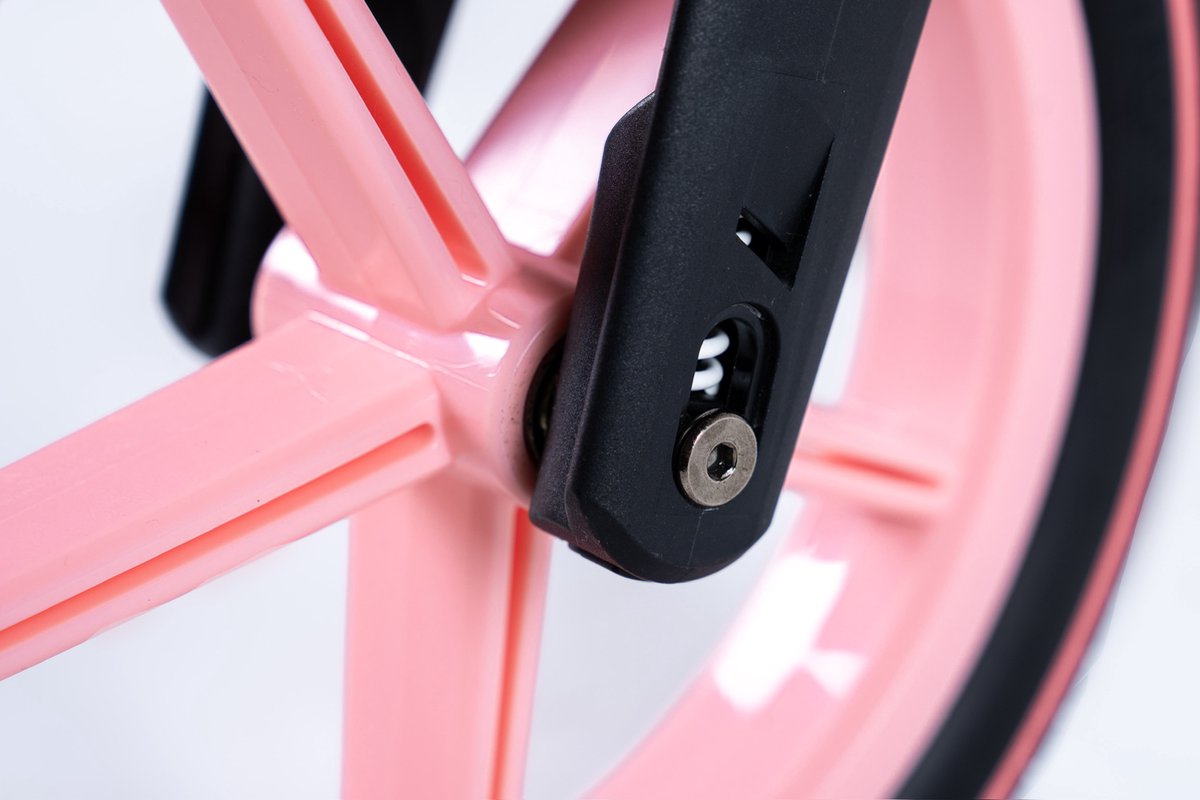 Først Loopfiets 2 Jaar - Balance Bike - Loop Fiets - Speelgoed Vanaf 2 Jaar - Jongens & Meisjes - Opvouwbaar - Roze — afbeelding 9
