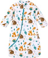 Écharpe de couchage en coton pour bébé, sac de couchage pour petits enfants toute l'année, pyjama pour garçons et filles de 6 à 18 mois