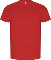 Eco organisch katoen T-shirt Golden merk Roly maat L Rood