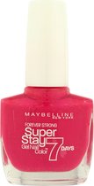 Maybelline New York - SuperStay 7 Days Nagellak - 155 Bubblegum - Roze - Parelmoer Nagellak