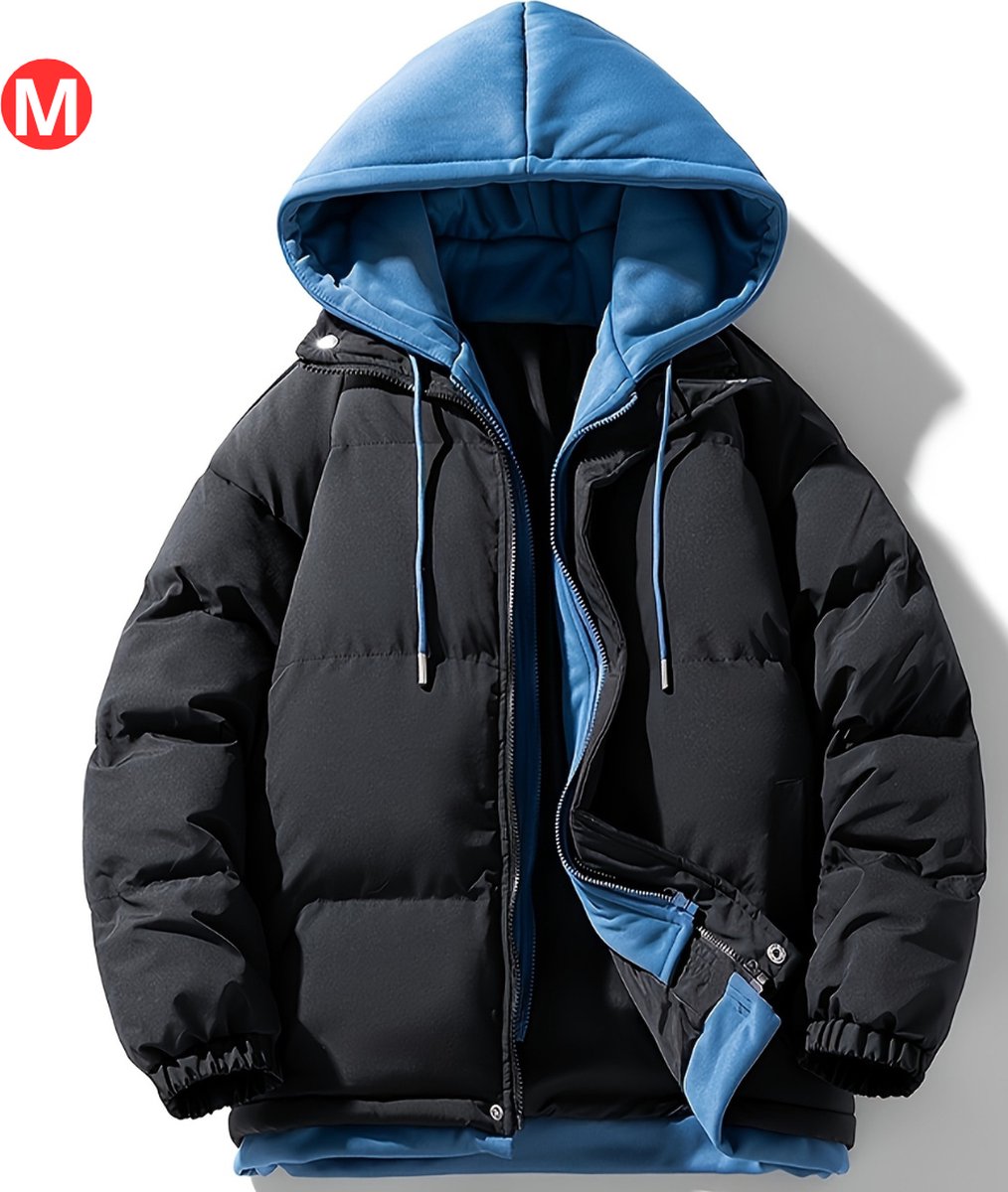Livano Winterjas Parka Heren Winterjas Winter Volwassen Gewatteerde Jas Dames Zwart