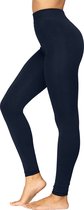 Legging Dames Donkerblauw - Thermo - Maat S/M