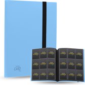 TradingCardPro - Lichtblauwe verzamelmap binder - Map voor 360 kaarten - 20 Pagina’s - 9 Pocket - A4 Formaat - Premium Kwaliteit - Binder Lichtblauw