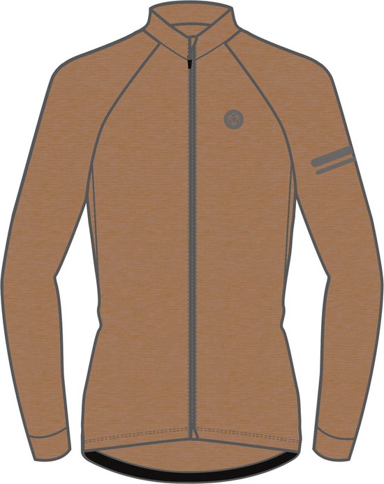 Maillot de cyclisme AGU Merino Performance à manches longues pour femme - Armagnac - M