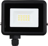 LED bouwlamp - Zwart - 10W - 800 lumen - Met beugel