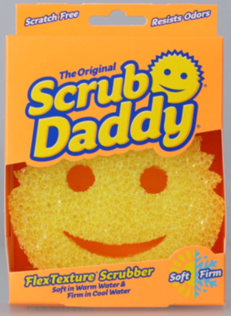 Scrub Daddy Original - Spons Geel - Anti Kras - Voordeelverpakking 24 stuks