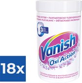 Vanish Oxi Action Poeder - Vlekverwijderaar Voor Witte Was - 1-5 kg - Voordeelverpakking 18 stuks