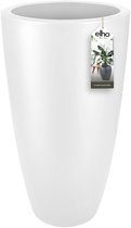 Elho Pure Soft Round High 35 - Pot De Fleurs pour Intérieur & Extérieur - Ø 34.5 x H 61.5 cm - Blanc