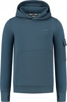 Ballin Amsterdam - Jongens Slim fit Sweaters Hoodie LS - Dark Blue - Maat 14