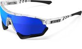 Scicon - Fietsbril - Aerotech XL - Crystal Gloss - Multimirror Lens Blauw
