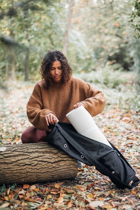 Yogatas katoen eco extra breed zwart - Lotus van Lotus — afbeelding 2