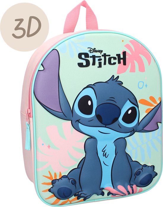Stitch Sweet but Spacey Rugzak 3D - Pink